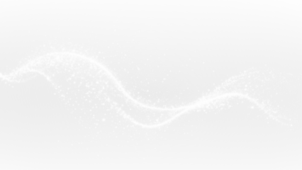 This elegant sparkling wave line background design features a shimmering effect with light particles as a PNG overlay