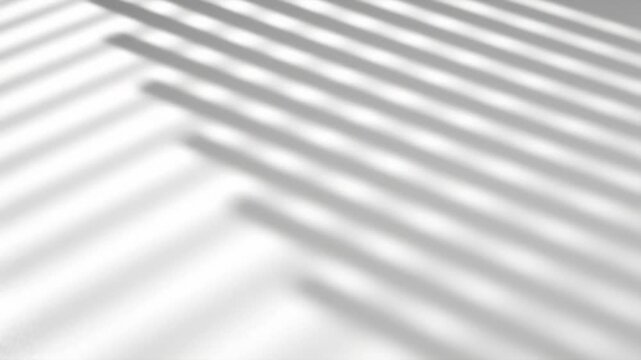 Minimal Ripple Shadow on White Tabletop Background