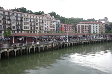 Urban environment in the city of Bilbao