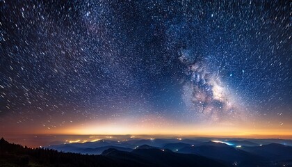 Fototapeta premium Cosmic Starry Night Sky