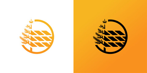 SOLAR LOGO - TAMARACK TREE COMBINATION