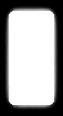 Smooth faded vignette overlay with transparent background for refined visuals