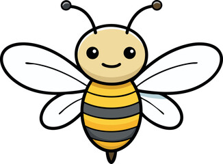 Bee Character, Cartoon Bee, Happy Insect, Animated Bee, Fun Bug, Bee Illustration, Cartoon Insect, Bee Delight, Animated Insect, Fun Bee, Cartoon Bug, Insect Art, Bee Joy, Happy Character, Bee Art, An