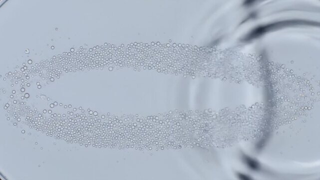 Calm Micro Bead Wave Under Silicone Membrane