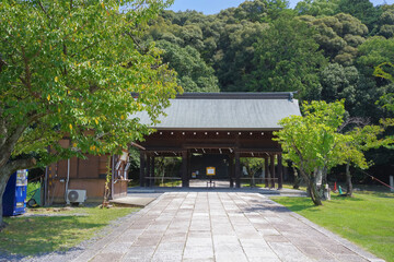 Obraz premium 京都 豊国廟の拝殿