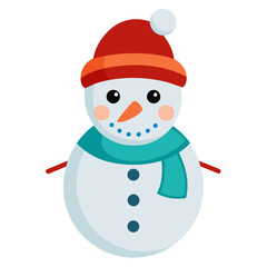 Snowman Winter Vector