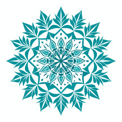 Snowflake Mandala Vector