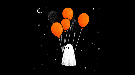 Midnight Balloon Ghost