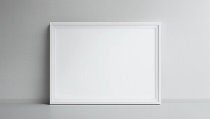 Picture frame on a wall 