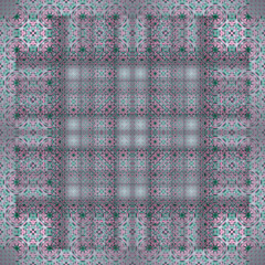 Raster illustration. Native batik seamless pattern. Ethnic boho style. Seamless tribal tiles texture.