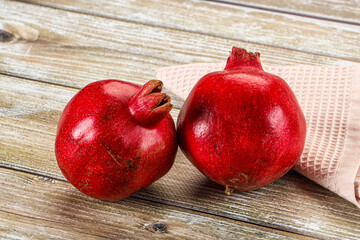 Fresh sweet juicy pomegranate fruit