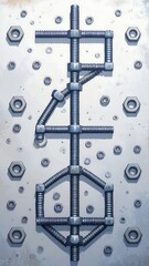 Abstract mechanical structure design