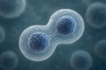 Microscopic view of a group of cells within a cell wall highlighting biological structure, cellular patterns, and detailed scientific study of tissue composition