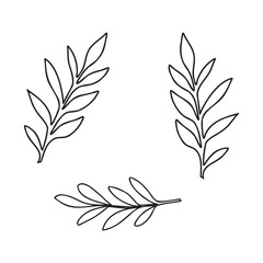 laurel wreath vector illustration