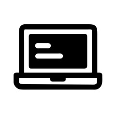 Computer screen with an illuminated web icon, a symbol of digital communication