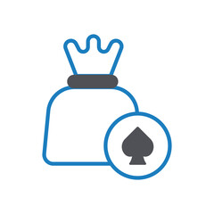 Betting Vector icon which can easily modify or edit
