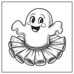 Adorable Creepy Monsters Coloring Pages