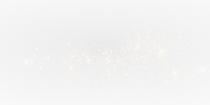 A dazzling overlay with sparkling light and shimmering stars on a transparent background using PNG glitter effects