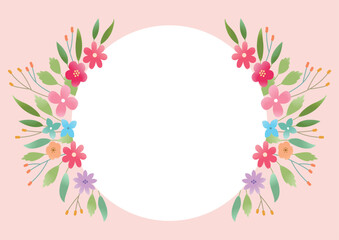 Flower and leaf fringes, plants, floral