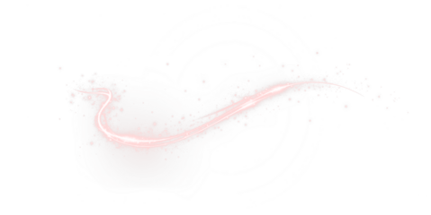 A PNG image showing an abstract glowing light trail effect with sparkles on a transparent circular wave background