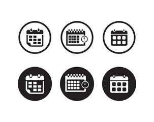Fototapeta premium Calendar icon flat vector icon, season icon symbol flat design, vector illustration eps 10.