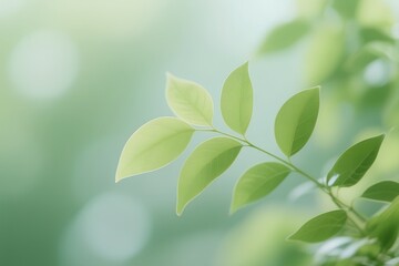 Fresh Green Leaf Nature Eco Organic Soft Natural