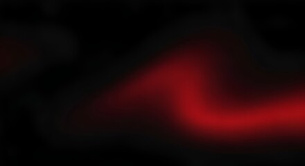 Vibrant red gradient flows across dark abstract background creating dynamic energy and passion