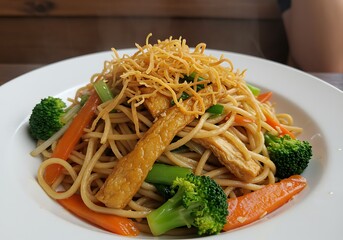 Golden-Crisp Noodles & Veggies