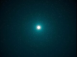Obraz premium Distant star or celestial object emitting bright light