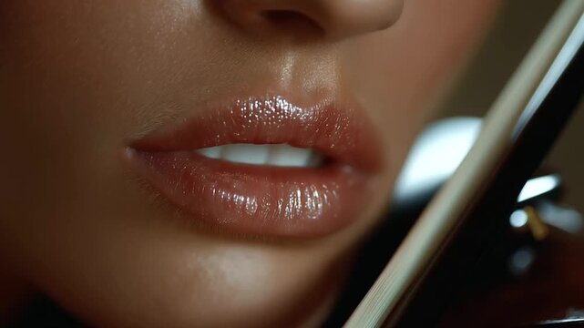 Dynamic Action of a Moving Bow Across Guitar Strings