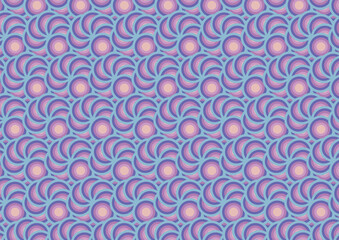 colorful purple pink circle swirls pattern background vector design