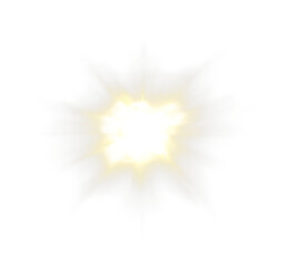A Bright Light Burst Effect PNG Overlay featuring a Transparent Background suitable for various Graphic Design Uses