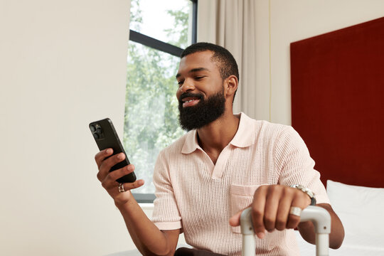 Exploring new adventures in a modern hotel stay during vacation