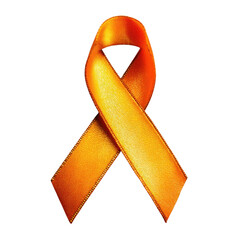 Orange ribbon represents awareness and support for important health and social issues in the community and beyond