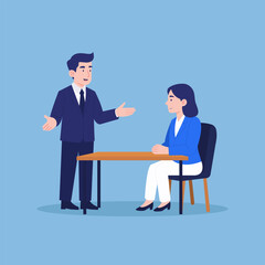 Business meeting between professionals