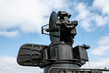 Aiming and control devices of air defense