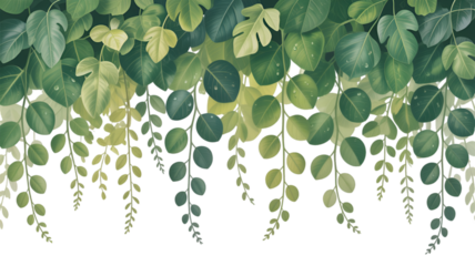 seamless pattern with leaves