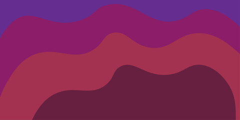 Wavy pink and orange vector lips with a flowing light wave pattern on a red backdrop. Abstract gradient background with flowing wavy shapes in shades of green and blue. Sense of depth and motion.