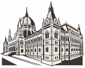 Creative details Parliament Vector Illustration | Government Building and Legislative Assembly Icon