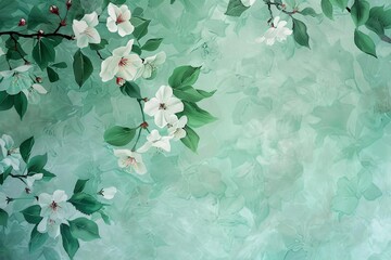 green leaves background