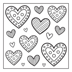Comfy Patterns Bold and Easy Coloring Pages, Mindfulness, and Fun Creativity,  line art, illustration, victor, black and white coloring pages, Hand-drawn coloring pages, Cozy coloring page