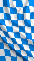 Checkered flag waving