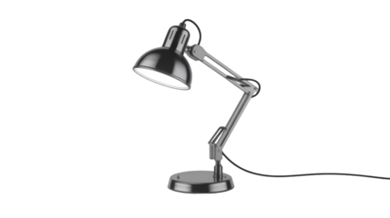 desk lamp isolated on white