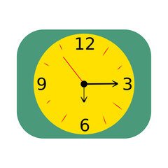 Clock icon illustrator