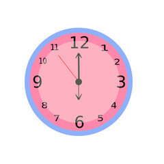 Clock icon illustrator