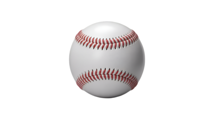 baseball ball isolated on white