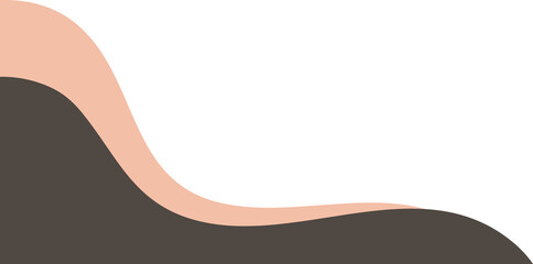 Modern abstract coffee wave decorative background