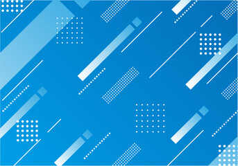 青色のおしゃれなラインのビジネス背景素材