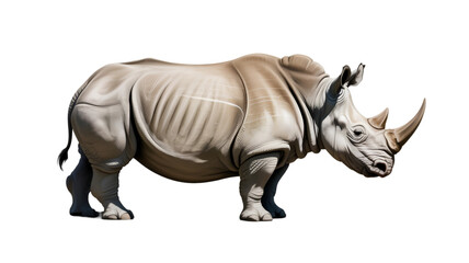 Obraz premium rhino isolated on white background