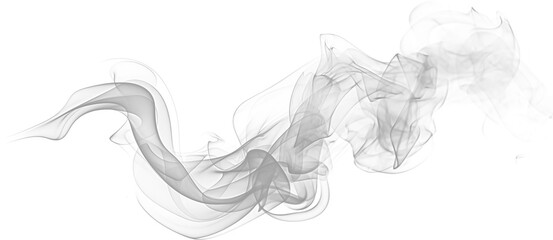 smoke on white background